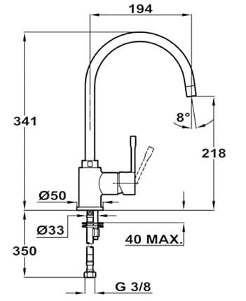 smesitel Teka Sp 995 55995020S shem